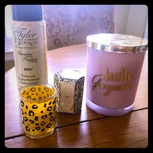 Tyler Room Spray and Votive Candle with Holder